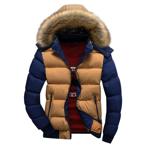 Two Tone Puffer jas